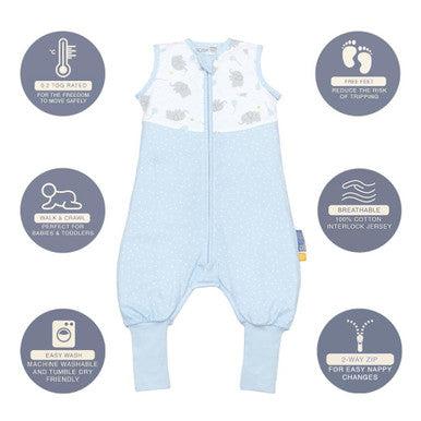 Buy Living Textile Smart Sleep Sleeping Walker 0.2TOG - Mason Elephant Online - Babies Nz