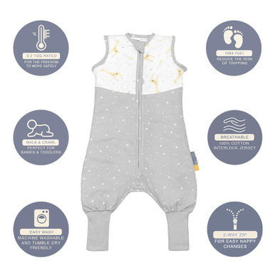Buy Living Textile Smart Sleep Sleeping Walker 0.2TOG - Noah Giraffe Online - Babies Nz