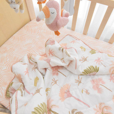 Buy Lolli Living Cot Comforter - Tropical Mia Online - Babies Nz