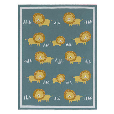 Buy Lolli Living Knitted Pram Blanket - Day at the Zoo Online - Babies Nz