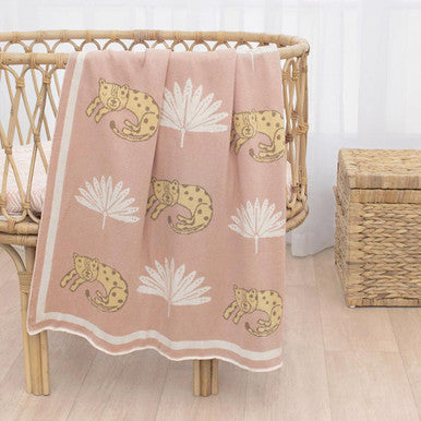 Buy Lolli Living Knitted Pram Blanket - Tropical Mia Online - Babies Nz