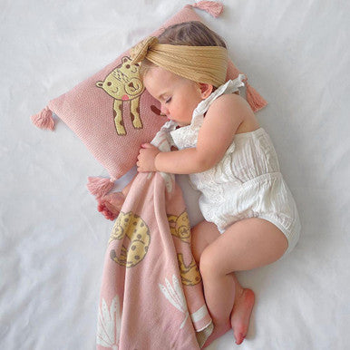 Buy Lolli Living Knitted Pram Blanket - Tropical Mia Online - Babies Nz