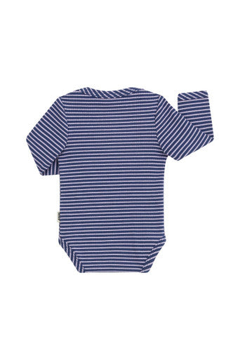 Bonds Long Sleeve Envelope Bodysuit - Bastille Blue-2