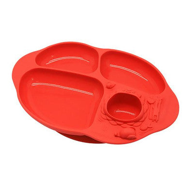 Buy Marcus & Marcus Yummy Dips Suction Divided Plate Online - Babies Nz