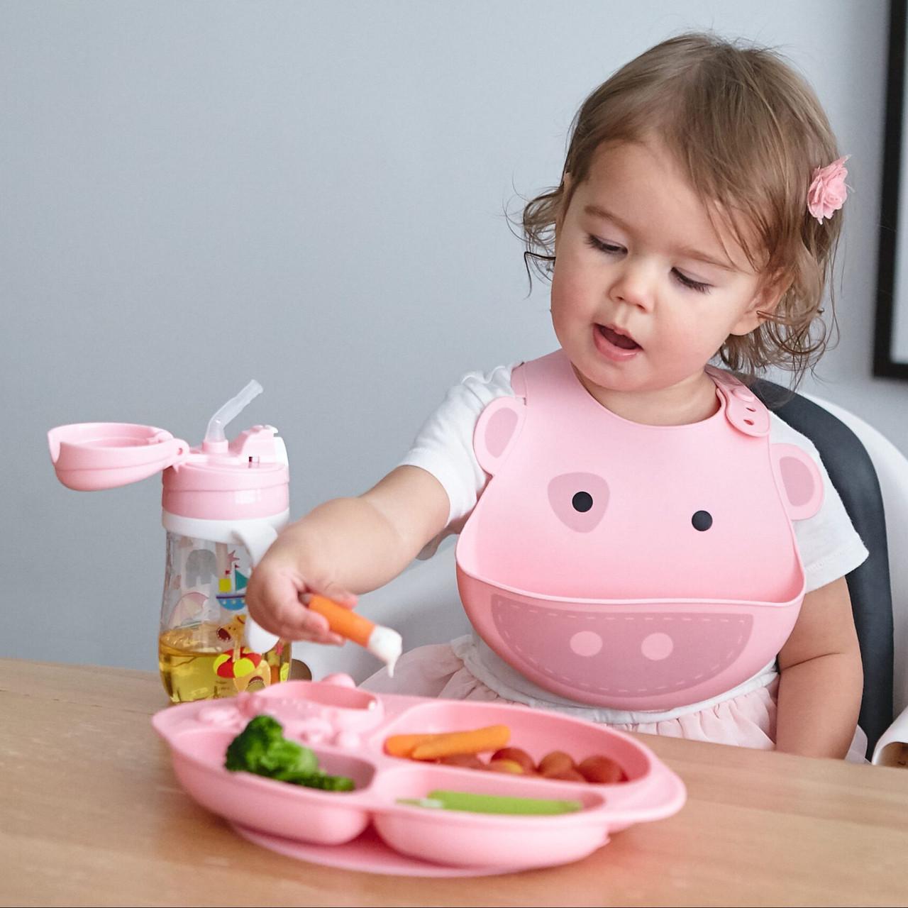 Marcus & Marcus Yummy Dips Suction Divided Plate-10