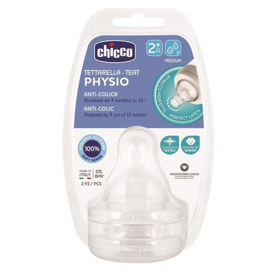 CHICCO Perfect5/Physio Teat 2pk-2