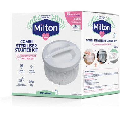 Milton Steriliser 2 in 1 Combi Starter Kit-1