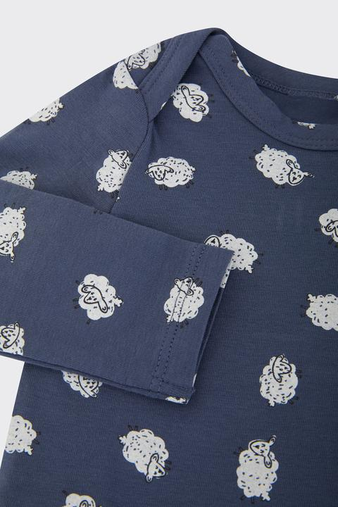 Bonds Newbies Organic Cotton Gift Set - Counting Sheep Blue-2