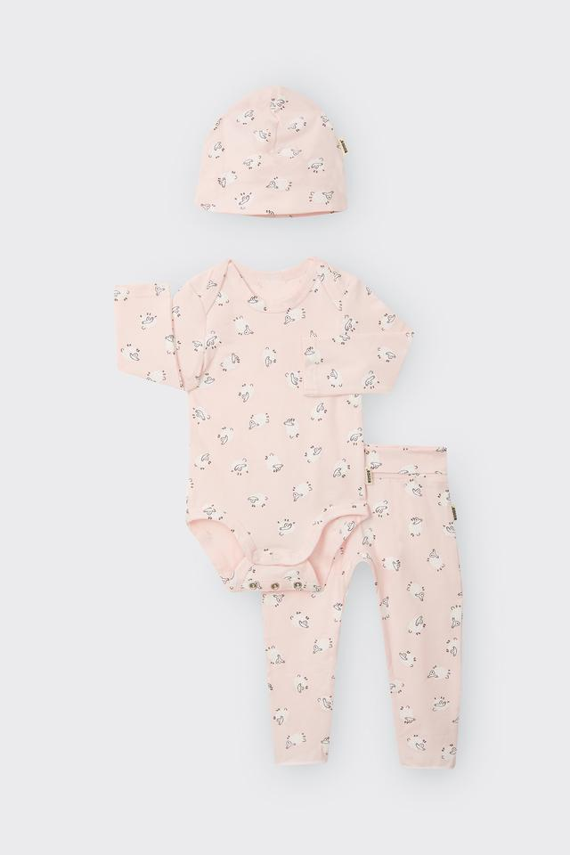 Bonds Newbies Organic Cotton Gift Set - Counting Sheep Pink-1