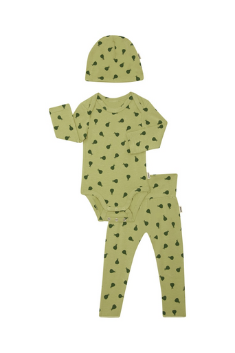 Bonds Newbies Organic Cotton Gift Set - Dancing Pears-1