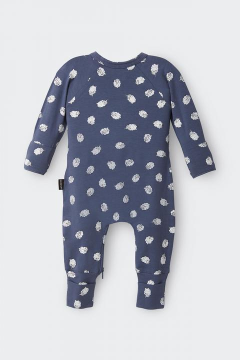 Bonds Newbies Organic Cotton Zippy - Counting Sheep Blue-2