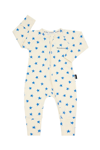 Bonds Newbies Organic Cotton Zippy - Stardust Sprinkles-1