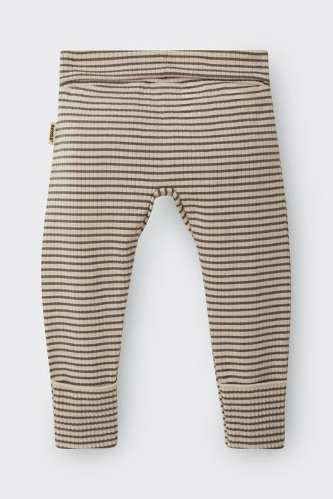 Bonds Newbies Wide Needle Rib Legging - Sand By Me / Mocha Dust-2
