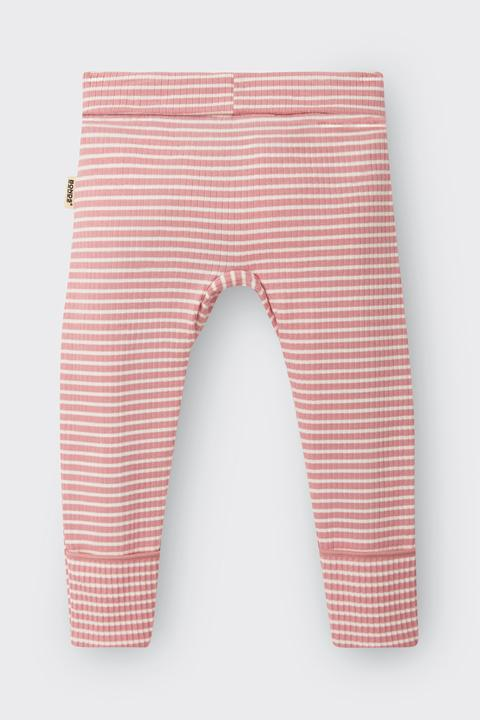 Bonds Newbies Wide Needle Rib Legging - Watermelon Sorbet / Marscapone-2