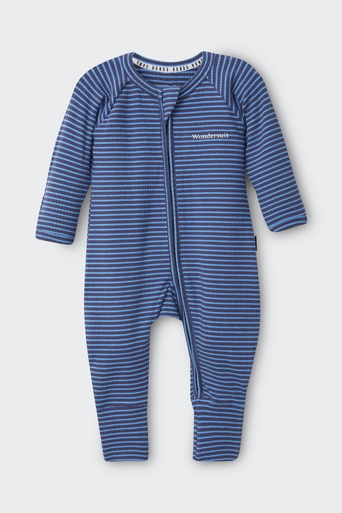 Bonds Newbies Wide Needle Rib Zippy - Puberty Blues/Lowest Tide-1