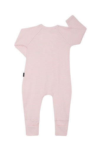 Bonds Newbies Wide Needle Rib Zippy - Rib Pink-2