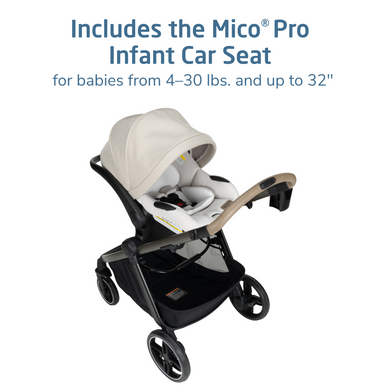Maxi Cosi Zelia Pro 5-in-1 Travel System - Classic Oat-3