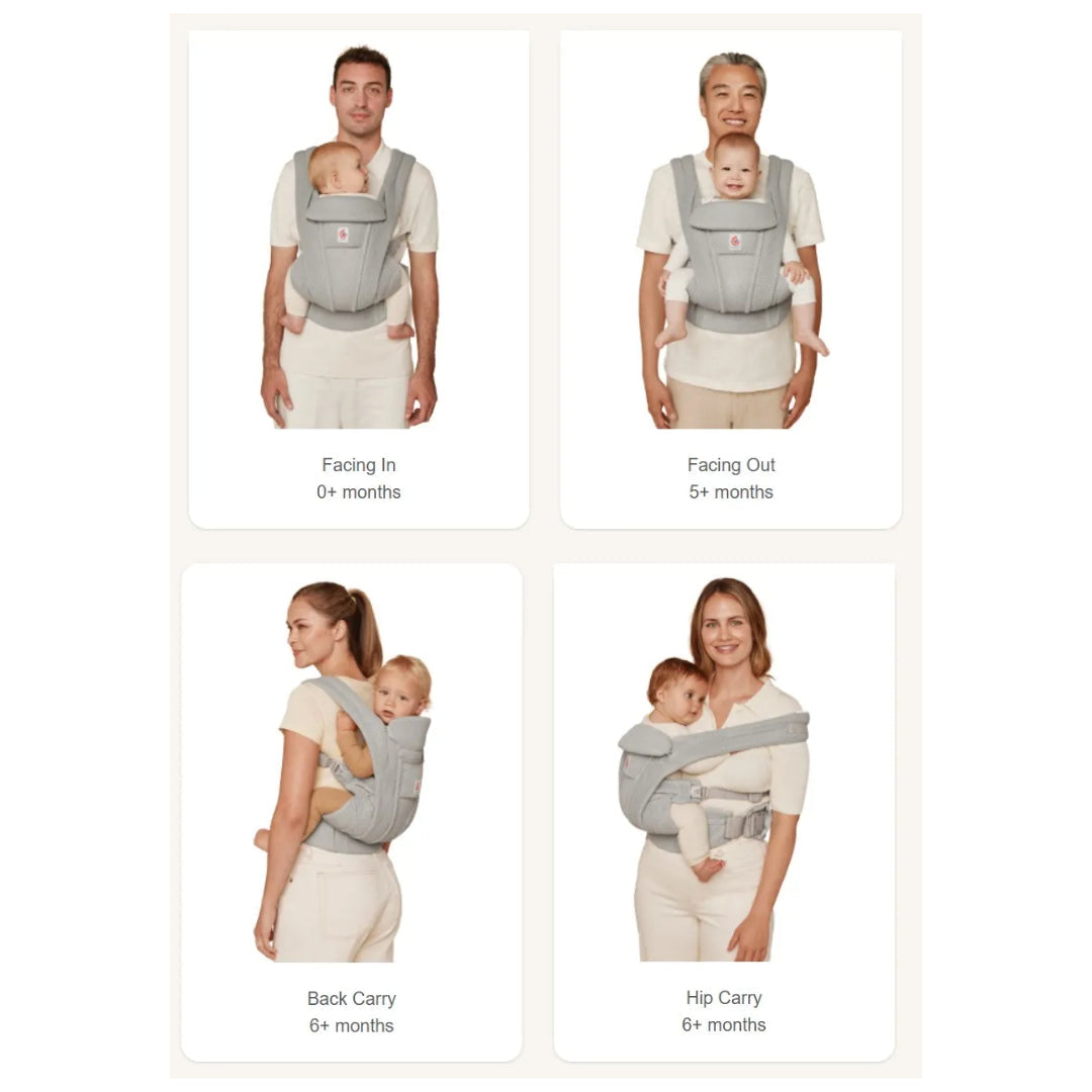 Ergobaby Omni Deluxe All-in-One Linen Baby Carrier-6