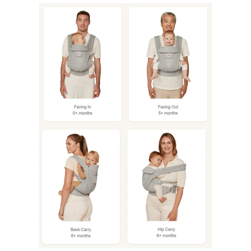 Ergobaby Omni Deluxe All-in-One Linen Baby Carrier-6
