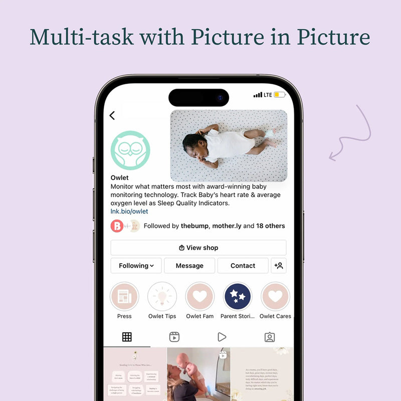 Owlet Dream Sock and Cam 2 Smart Baby Monitor Duo-8