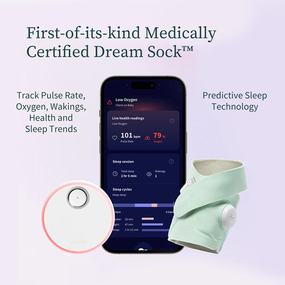 Owlet Dream Sock Smart Baby Monitor-5