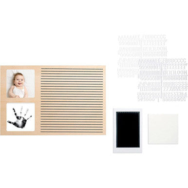 Buy Pearhead Babyprints Letterboard Frame Online - Babies Nz