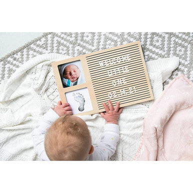 Buy Pearhead Babyprints Letterboard Frame Online - Babies Nz