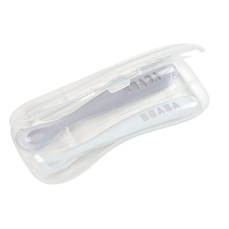 Beaba 1st Stage Travel Baby Spoons with Case-7