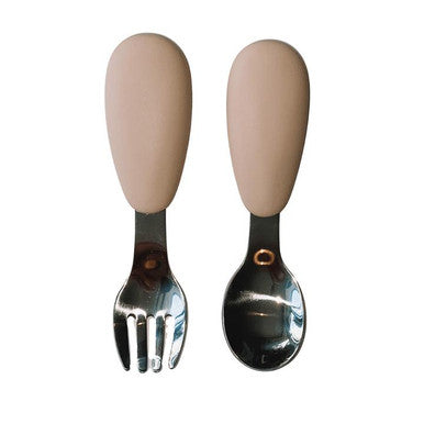 Buy Petite Eats Metal Cutlery Set (2pc) Online - Babies Nz