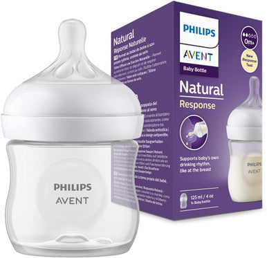 Buy Philips Avent Natural Response Feeding Bottle 125ml Online - Babies Nz