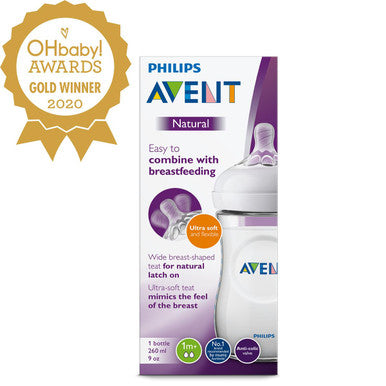 Buy Philips AVENT Natural Bottle - 260ml Online - Babies Nz