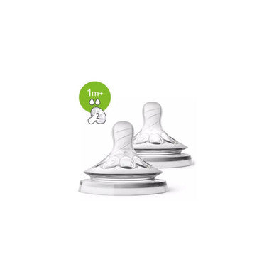 Buy Philips AVENT Natural Teat - Slow Flow - 2 Pack Online - Babies Nz