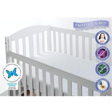 Buy Protect A Bed Cotton Quilted Cot Fitted Online - Babies Nz
