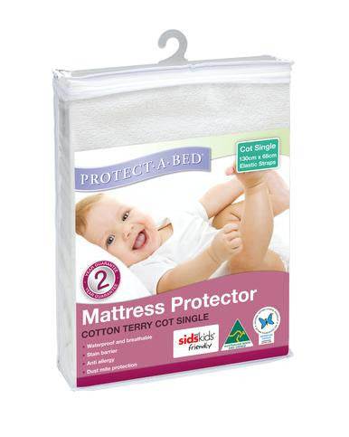 Buy Protect A Bed Cotton Terry Elastic Strap Online - Babies Nz