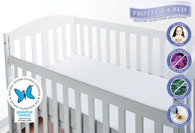 Buy Protect A Bed Cotton Terry Fitted Cot Online - Babies Nz