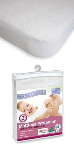 Buy Protect A Bed Cotton Terry Fitted Cot Online - Babies Nz