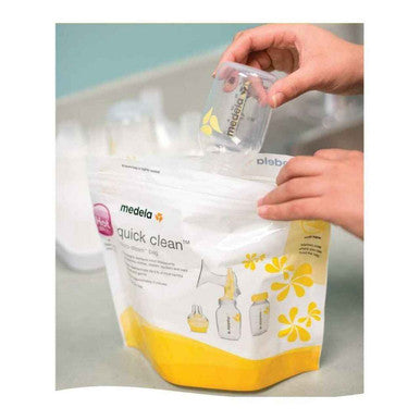 Medela Feeding Quick Clean Microwave Bags (5pks)-3