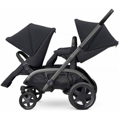 Quinny Hubb Double Stroller - Black/Black-2