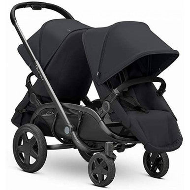Quinny Hubb Double Stroller - Black/Black-1