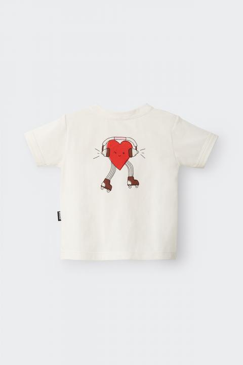 Bonds Roomies Ringer Tee - Heart Beats-2