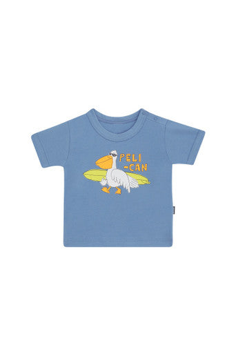 Bonds Roomies Ringer Tee - Peli-Can Surf-1
