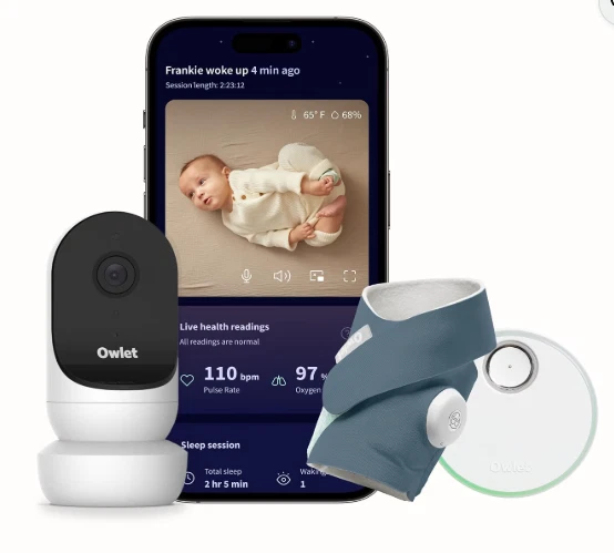 Owlet Dream Sock and Cam 2 Smart Baby Monitor Duo-2