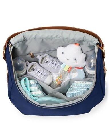 Skip Hop Curve Diaper Bag Satchel - Navy-7