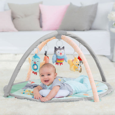 Skip Hop Treetop Friends Baby Activity Gym - Grey/Pastel-2
