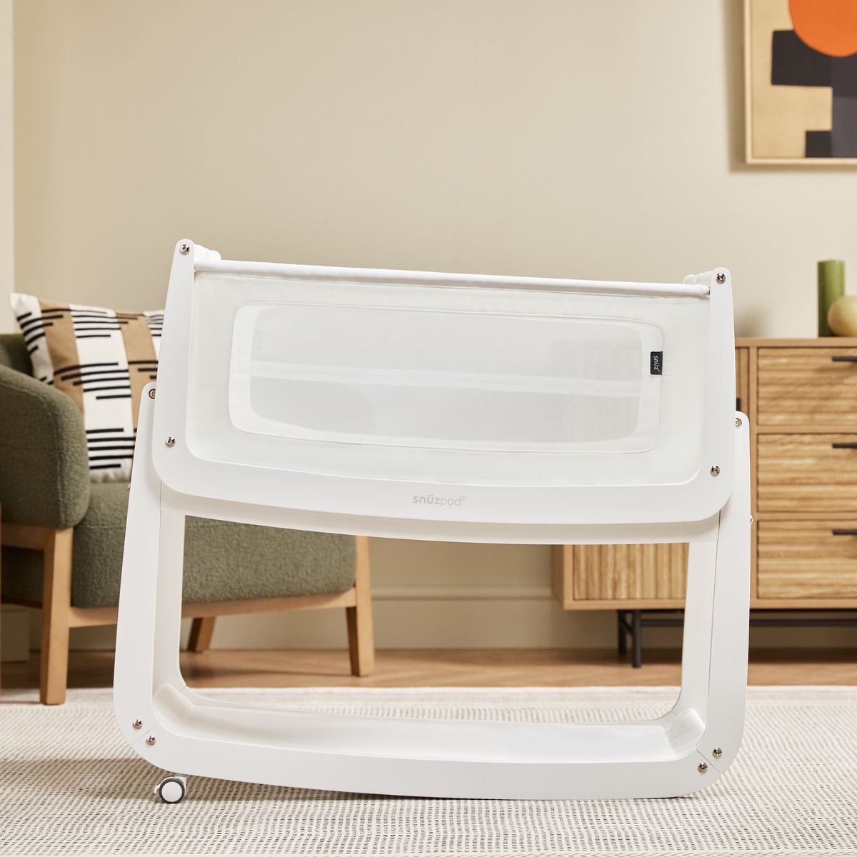 SnuzPod5 Bedside Bassinet-13