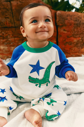 Bonds Soft Threads Pullover - Croc Stars-2