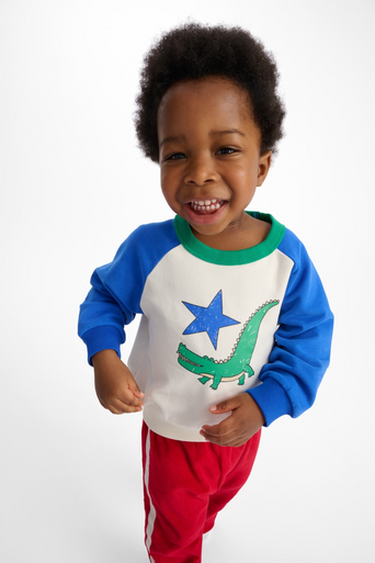 Bonds Soft Threads Pullover - Croc Stars-1