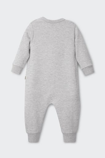 Bonds Tech Sweats Zip Wondersuit - New Grey Marle-2
