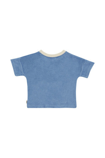 Bonds Terry Towel Tee - Denim Fade-2