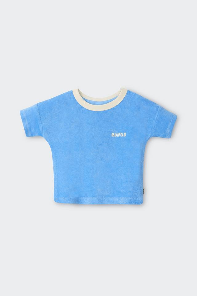 Bonds Terry Towel Tee - Pure Sky Blue-1